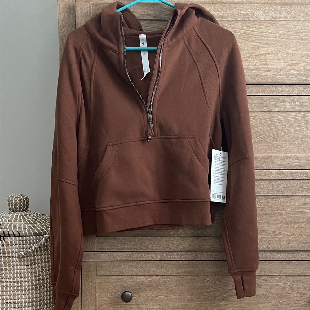 NWT lululemon scuba 1/2 zip